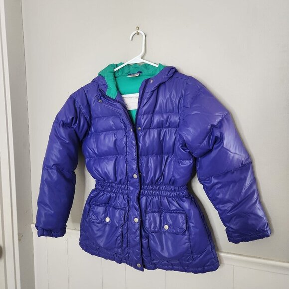 HANNA ANDERSSON Purple Down Jacket - Picture 1 of 6